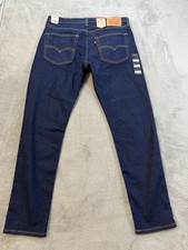 Levi  s 512 Slim Taper Mens Stretchable Denim Jeans Size 36x32 Blue Dark Wash NWT