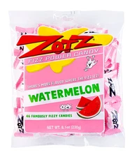 Zotz Watermelon Fizzy Candy 46 Count Classic Nostalgic Sweet Treats