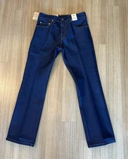 New Levis 517 Jeans Mens 30x30 Blue Dark Wash Cotton Boot Cut Fit Denim