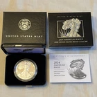 2024 W $1 American Eagle Proof Coin 1oz 99.9% Silver in Collectors Case w/COA