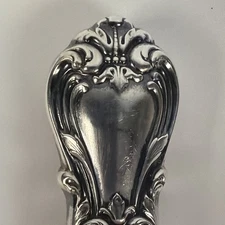 Vtg WEB STERLING Silver Cake/Pie Server 9 1/2” Serrated Floral Wedding Ancestry