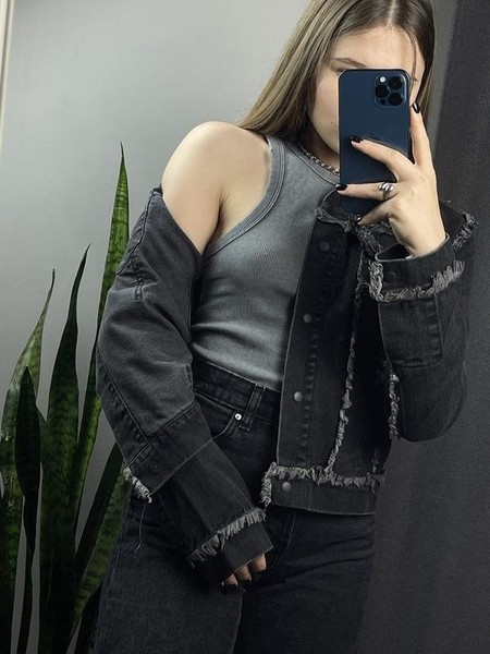 Women Christopher Kane Jacket Grey Cotton 36
