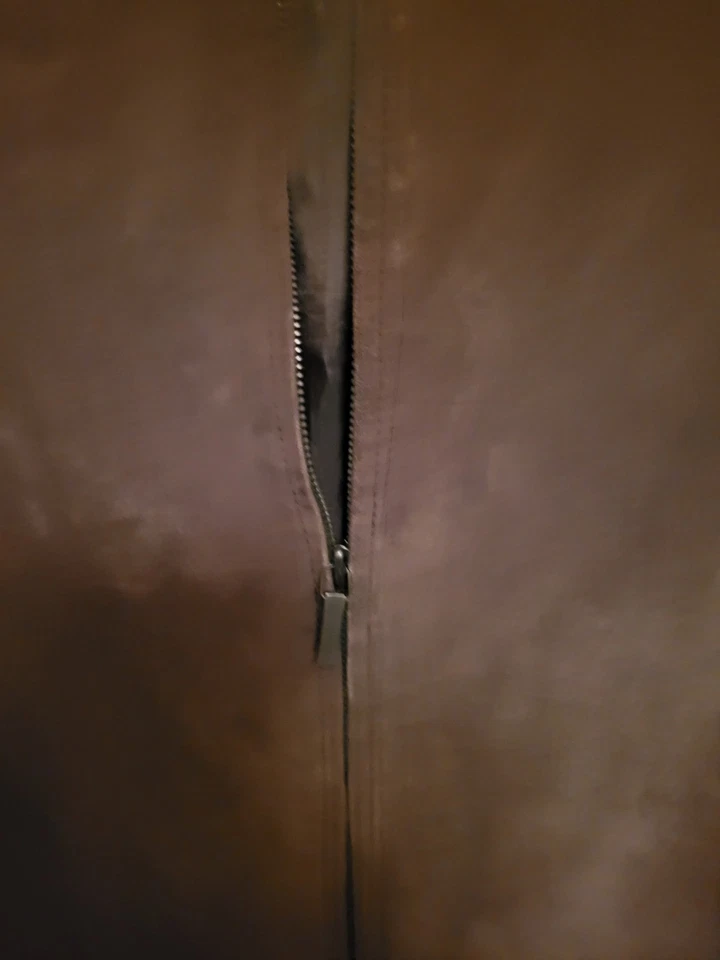 Boston Harbour женщин большой замши кожи с подкладкой молнии куртка очень хорошее состояние - Изображение 3 из 4