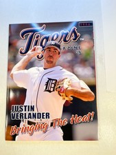 2006-Justin Verlander-Rookie Year-Cover Program With Ticket Stub.
