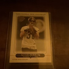 Topps 2005 Topps Noah Herron Rookie #379 Pittsburgh Steelers Football Card. rookie card picture