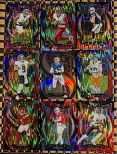 2024 Select Football Shock Red, Blue, Black, Orange, & Die-Cut Complete Your Set