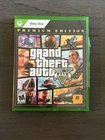 Grand Theft Auto V Premium Edition (Xbox One) GTA 5 Complete with/ Case & Insert