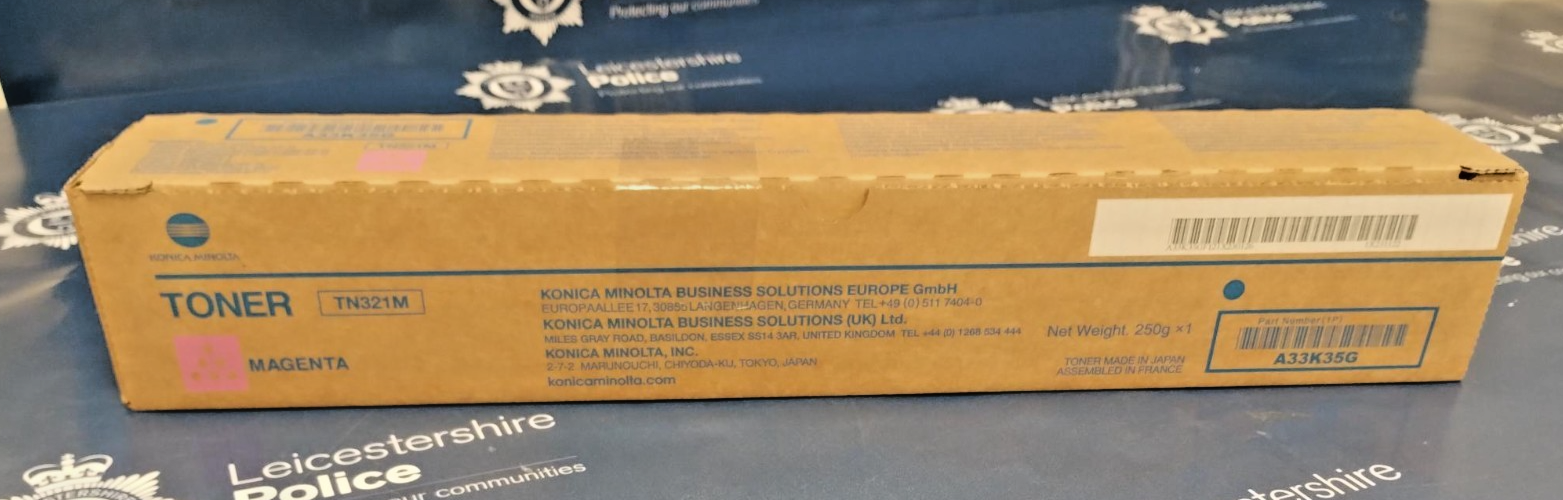 Genuine Konica Minolta TN512M Magenta Toner Cartridge A33K352