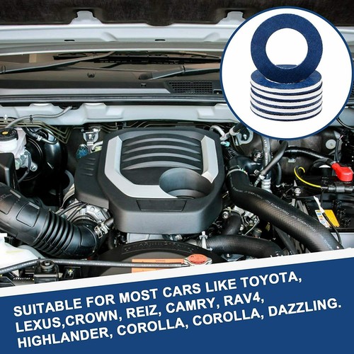 Motorölablassdichtung Scheibe 10er Set für Toyota für Camry und andere - Picture 7 of 12