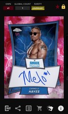 2025 Topps Chrome WWE Carmelo Hayes 1/1 Sapphire25