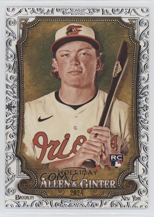 2024 Topps Allen & Ginter Foil Filagree Jackson Holliday #277 Rookie RC 0rd2