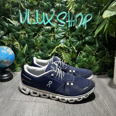 Mens On Cloud 6 New Generation blue/white sneakers running shoe Sz 13