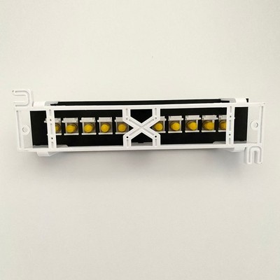 Ethernet Patch Panel ST Optical 10Port RJ45 Wall Rack Mount Keystone Jack Module
