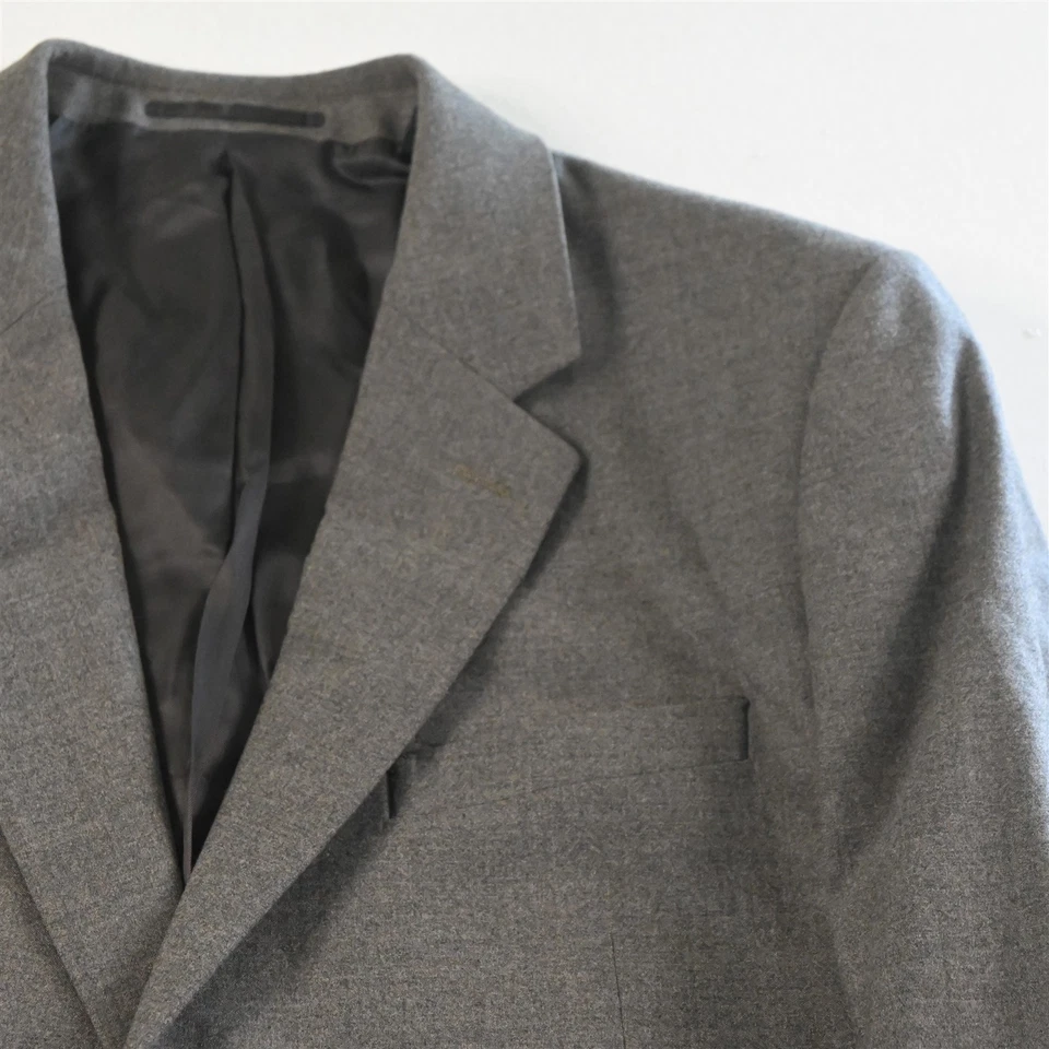 NUEVO Theory 42R Marrón Tostado Lana Franela Hombres Blazer Traje Chaqueta Abrigo Deportivo Foto 2 de 4