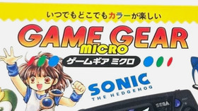 Sega Game Gear Micro Black Console HCV-3276 Japan Exclusive 4 Games From Japan