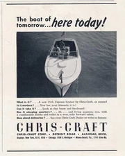 Magazine Ad - 1939 - Chris Craft Co - Detroit, MI - 26' Express Cruiser
