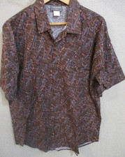Triumph of California Casual Shirt Size Large NWOT Round Cut Tails Made in USA