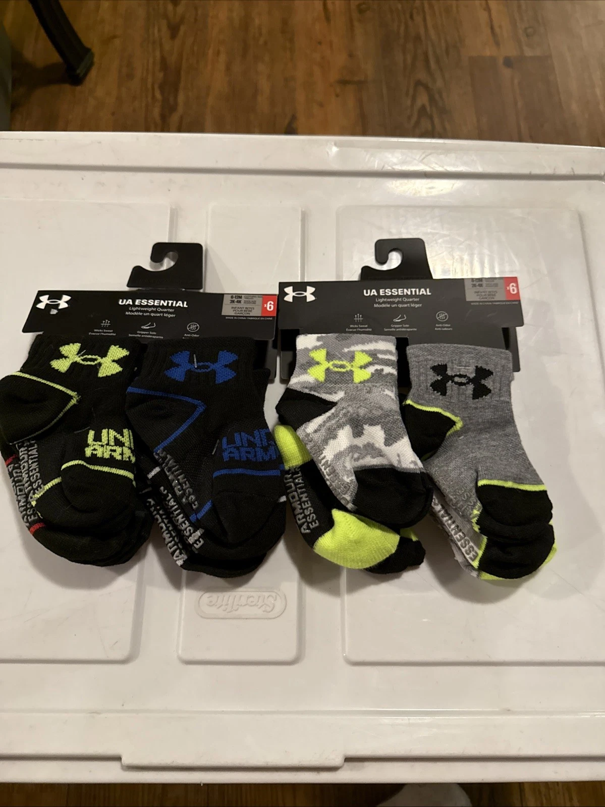 Under Armour Socks Kids Baby Toddler 6-12 Months 6 Pair Ankle Multi Color NWT.
Opens in a new window