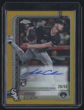 2025 Topps Chrome Jake Eder /50 Chicago White Sox #RA-JE True Gold