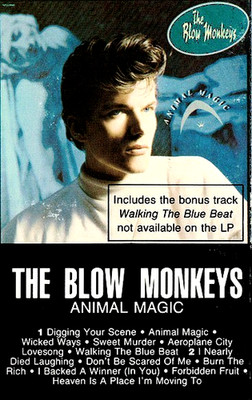 THE BLOW MONKEYS / ANIMAL MAGIC - Tested Cassette  (1986, RCA/Ariola)
