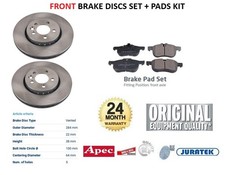 FRONT BRAKE DISCS and PADS SET for ROVER 75 Tourer 2.0 CDT 2001-2005