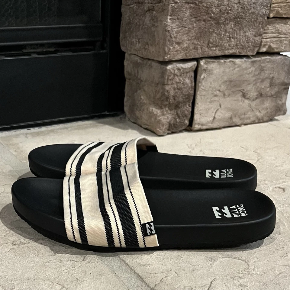 Sandalia BILLABONG SURF RETREAT para mujer a rayas negras/blancas - TALLA 8 8 Foto 4 de 4