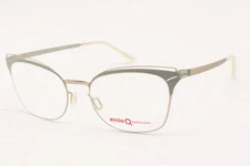 NEW ETNIA BARCELONA KEMI GRGD GREEN GOLD AUTHENTIC DESIGNER EYEGLASSES 52-18