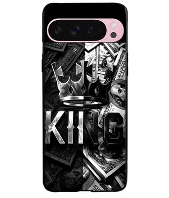 King Crown Money Luxury Black Aesthetic Hustle Rich slim protective Phone Cover
