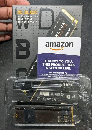 WD_BLACK 2TB SN770  PCIe Gen 4 x4    NVMe SSD, Internal Solid State Drive