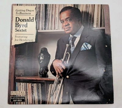 Donald Byrd Getting Down To Business Jazz LP Landmark 1990 LLP-15223 Tested EUC