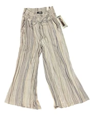 American Original Rewash Elastic Waist Ankle Pants Pastel Print Size M NWT