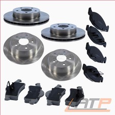 BREMSSCHEIBEN + BREMSBELÄGE VORNE + HINTEN FÜR JEEP GRAND CHEROKEE 2