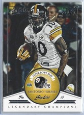 2012 Panini Contenders Santonio Holmes Legendary Champions Insert Card