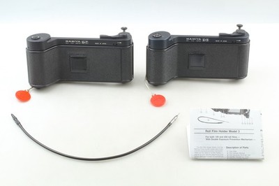 [Near MINT] Type III 3 Mamiya Press  6x7 6x9 Roll Film Back Holder w/Cable JAPAN