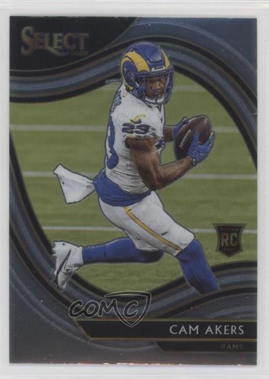 2020 Panini Select Field Level Cam Akers #355 04ag