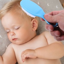 Infant Baby Brush Comb Set Massage Hair Care Tool Pp Tpe Material
