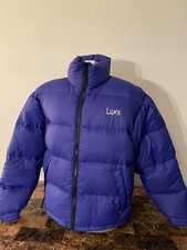 Womens Luxe Blue Heavy Jacket Size S