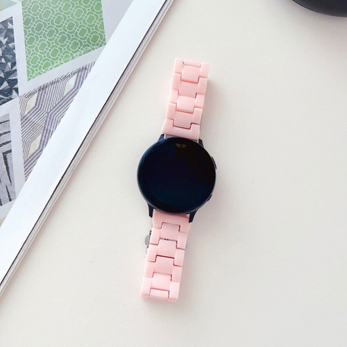 For Samsung Galaxy Watch 5/4 42 46mm Active 2 44mm Strap Band Watch Plastic - Picture 16 of 30