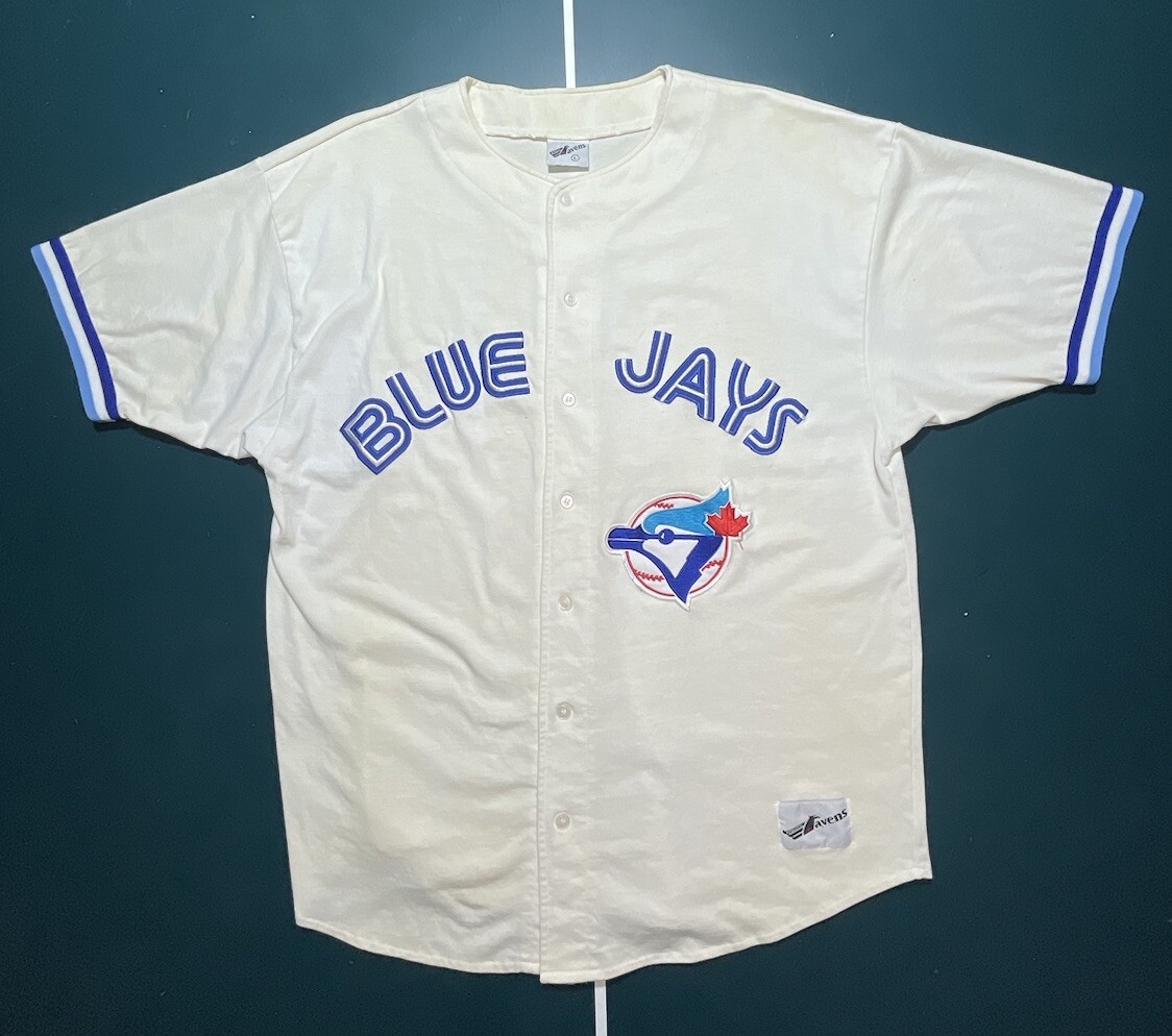 Vintage TORONTO BLUE JAYS JERSEY MLB Ravens Athletic Size Large