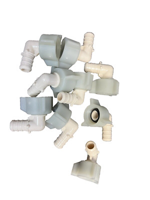 (10 PACK) Lead Free Pex Poly Alloy Swivel Elbow 1/2 FPT W/ Plastic Nut Camper