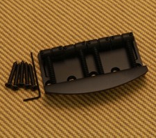 5C400B Hipshot Black Vintage 4-String Bass Bridge