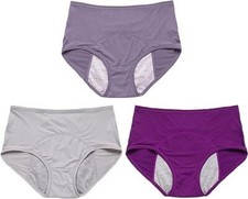 2PCS Bloomyfit High Waist Incontinence Panties Bloomyfit Leak Proof Underwear