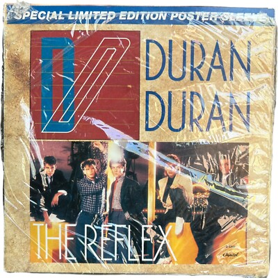 Duran Duran - The Reflex (VG+) 45 RPM 7” 1984 Ltd Edition Poster