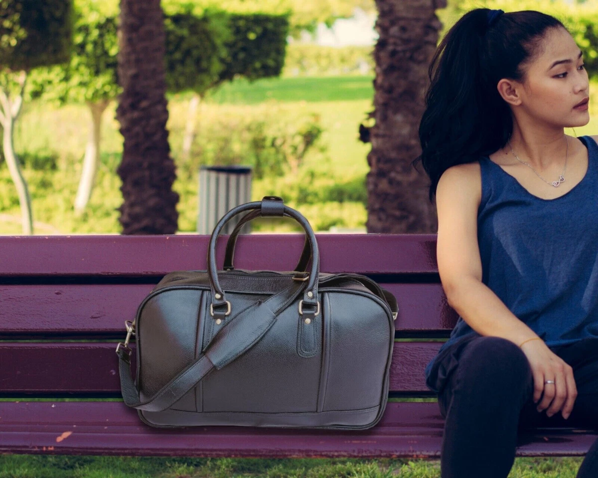 Borsa da viaggio in pelle Borsone sportivo fatto a mano con