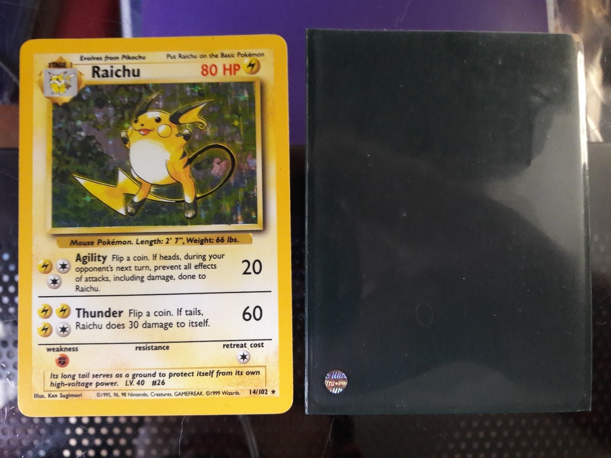 1999 Pokemon Holographic Raichu 1st Edition | eBay