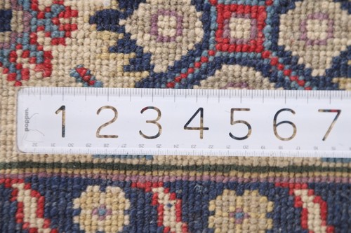 All-over Pattern Kazak Area Rug 7x10 ft. Hand-knotted Wool Red/ Ivory Carpet - Picture 12 of 12