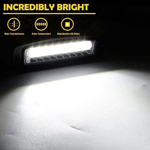 6x 7"Inch Flush Mount LED Pods Work Light Bar Spot Flood Driving Offroad SUV 6" - Picture 10 of 10