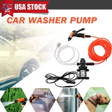 Portable 100W 160PSI High Pressure Electric Car Washer Pump Wash 12V Clean Kit