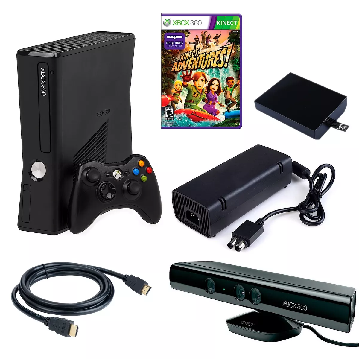 Authentic Xbox 360 Console S + Pick Kinect 4GB 250GB 500GB & More + US  Seller