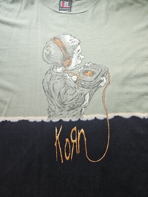 Vintage 1998 KORN follow the leader T-shirt XL Giant TAG 26×31 | eBay